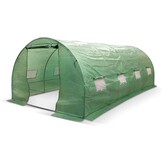 Tuinkas groen 2,5x4 m groen - 10m2 kweekkas van PE-folie