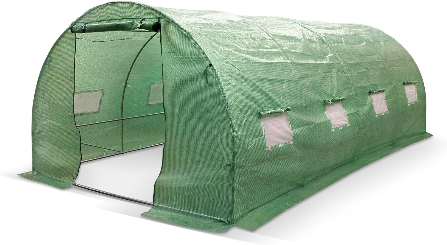 Tuinkas groen 2,5x4 m groen - 10m2 kweekkas van PE-folie