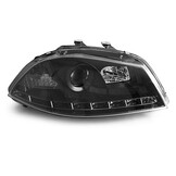 Koplampen met parkeerlicht geschikt voor SEAT IBIZA 6L 04 02-08 ZWART