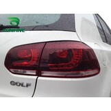 Achterlichten geschikt voor VW GOLF 6 10 08-12 ROOD HELDER LED
