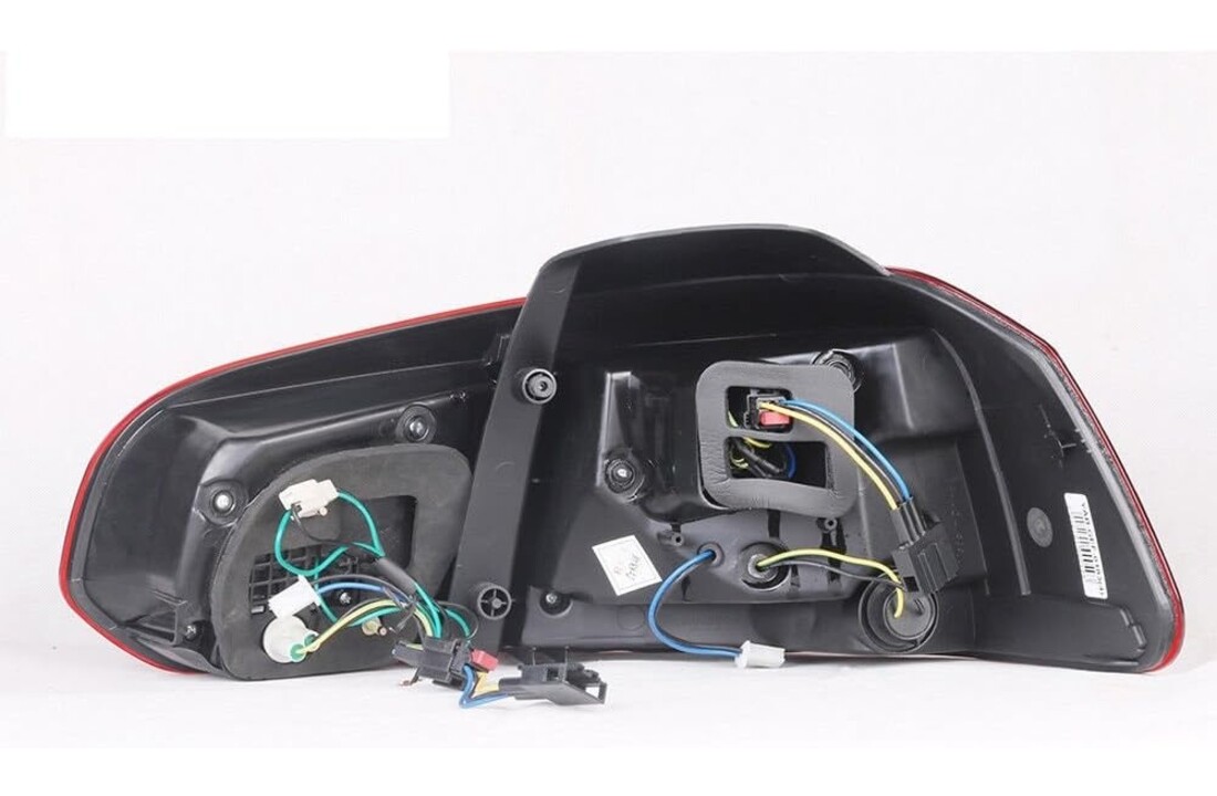 Achterlichten geschikt voor VW GOLF 6 10 08-12 ROOD HELDER LED