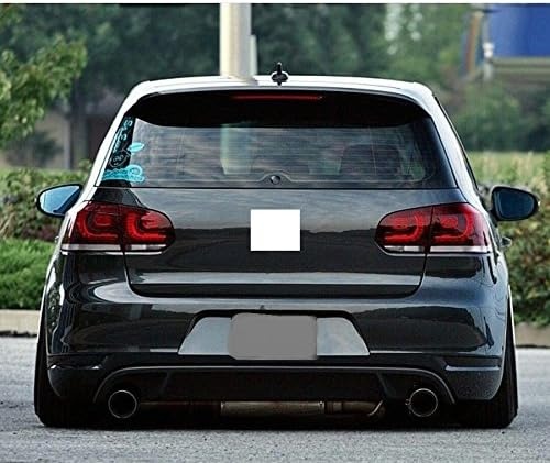 Achterlichten geschikt voor VW GOLF 6 10 08-12 ROOD HELDER LED