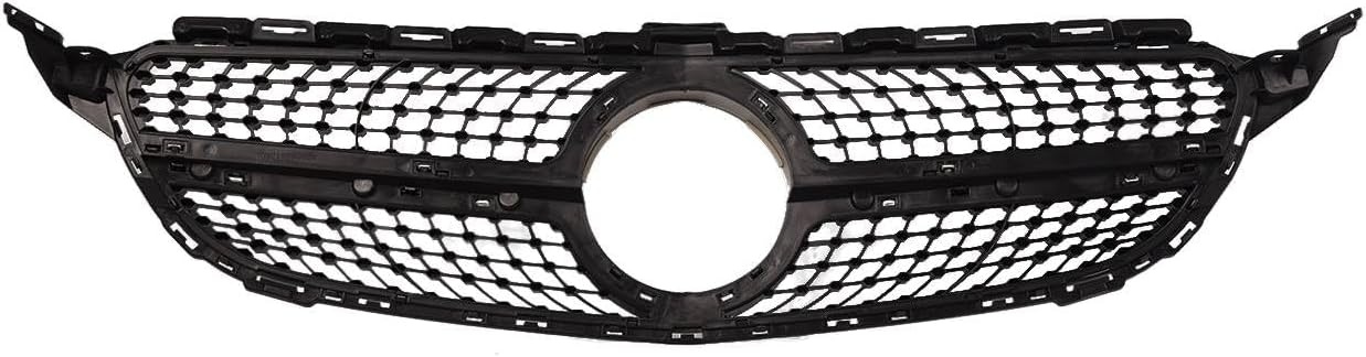 Grill MERCEDES W205 14- C450 AMG STIJL CHROOM GLANZEND ZWART