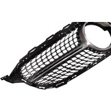 Grill MERCEDES W205 14- C450 AMG STIJL CHROOM GLANZEND ZWART