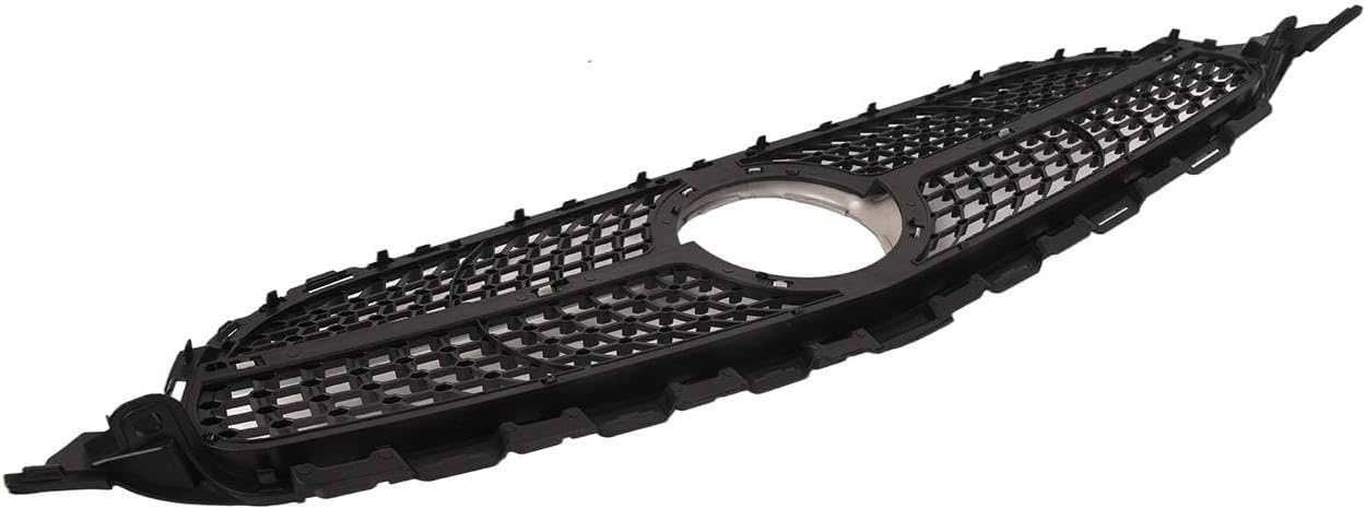 Grill MERCEDES W205 14- C450 AMG STIJL CHROOM GLANZEND ZWART