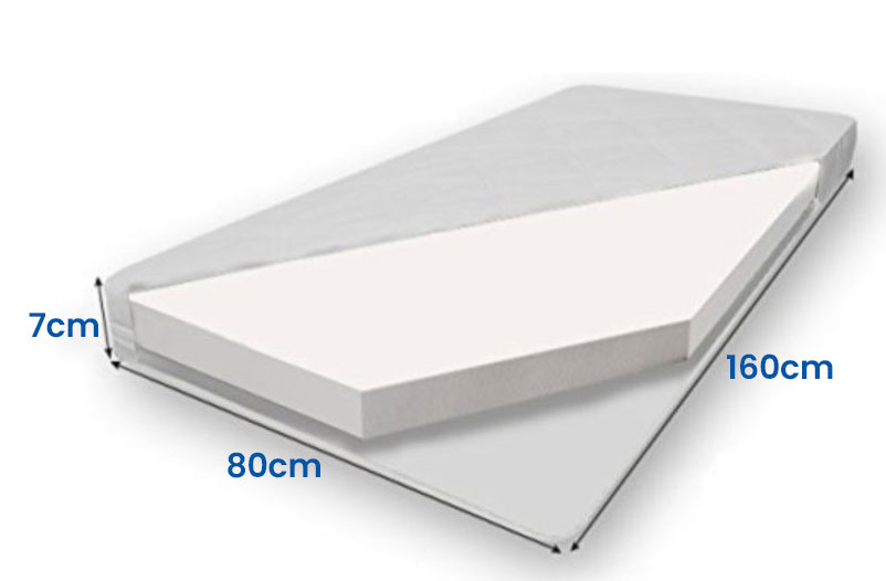 Autobed - Kinderbed - 160x80cm - met matras - rood