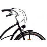 Meisjesfiets - beach cruiser - 26" - 7 versnellingen - zwart