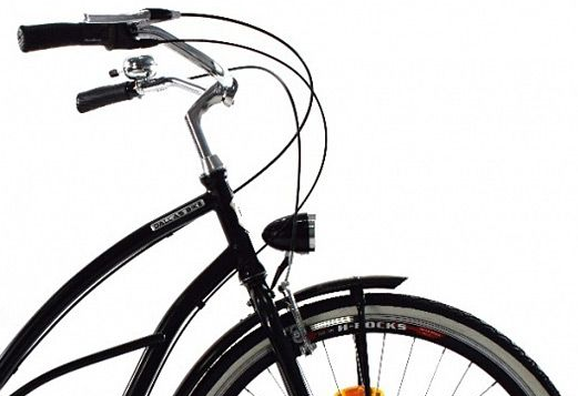 Meisjesfiets - beach cruiser - 26" - 7 versnellingen - zwart