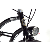 Damesfiets - beach cruiser - 28" - 3 versnellingen - zwart