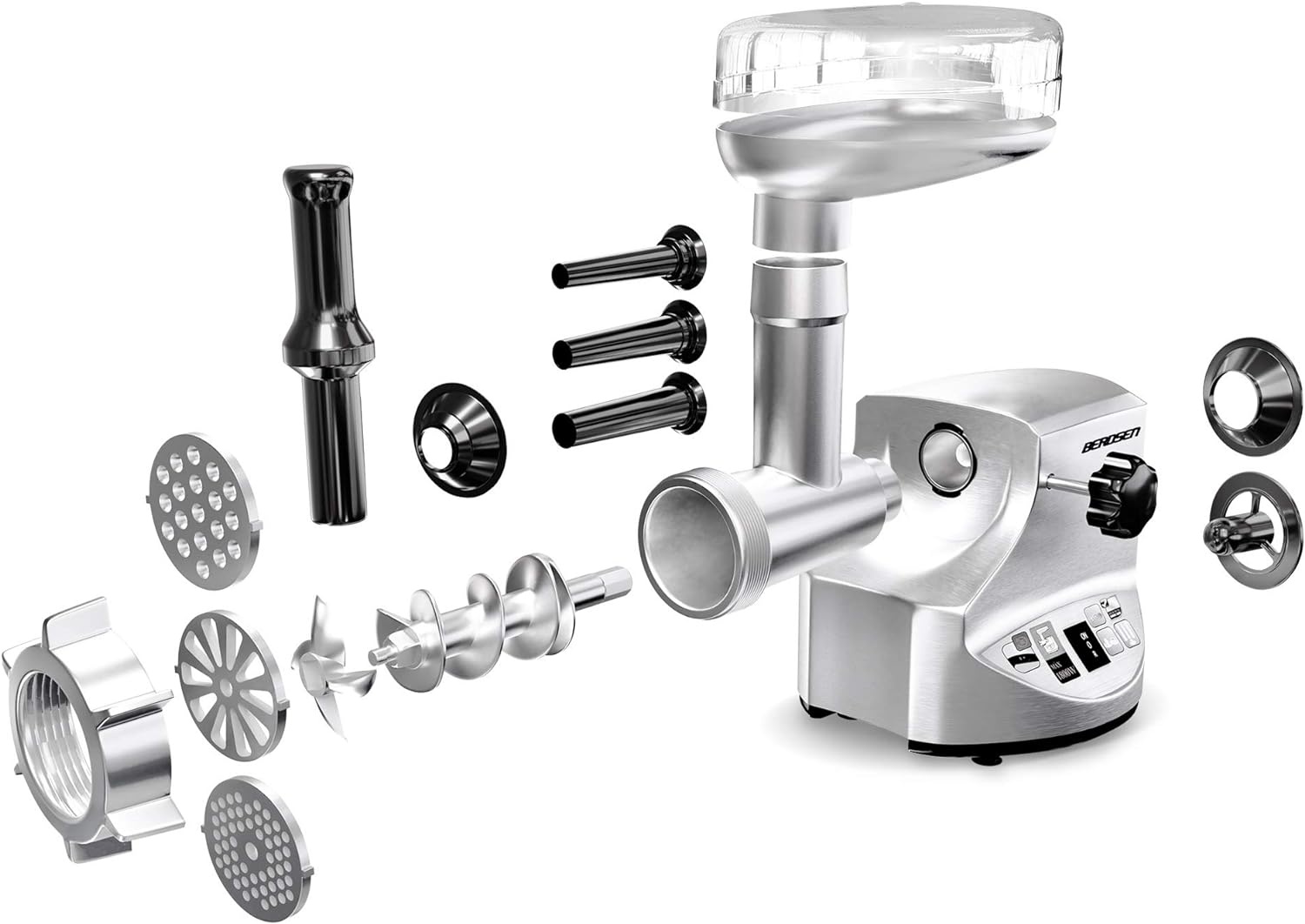 Vleesmolen - elektrisch - 700/1800W - incl. 3 maasdiktes