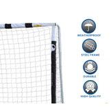 Voetbalgoal 300x200 cm wit - voetbaldoel