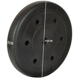 Halterschijf 26.5 mm 15 kg haltergewicht zwart