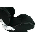 Sportstoel - kuipstoel - TENZO-R - zwart - met rails