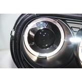 Koplampen dual halo rims CHRYSLER 300C 05-10 ANGEL EYES ZWART