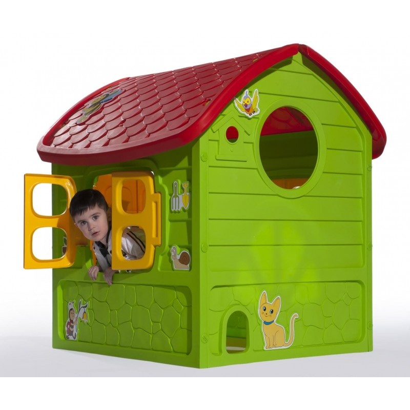 Buiten speelhuis - met deurtje - 120 x 113 x 111 cm