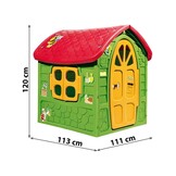 Buiten speelhuis - met deurtje - 120 x 113 x 111 cm