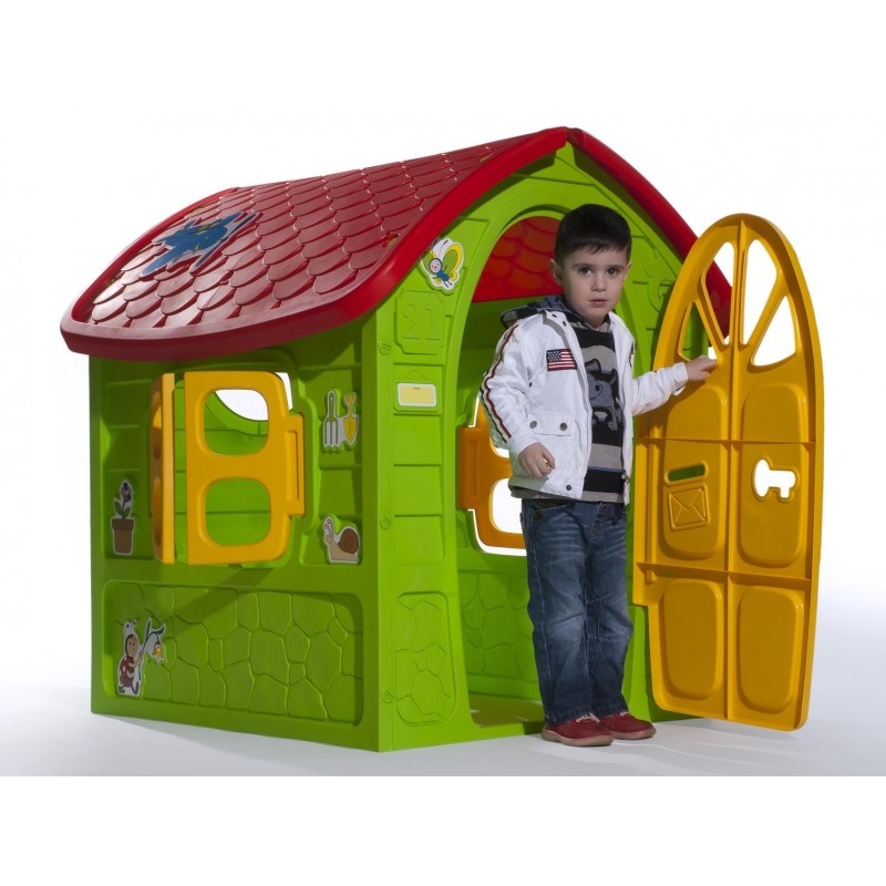 Buiten speelhuis - met deurtje - 120 x 113 x 111 cm