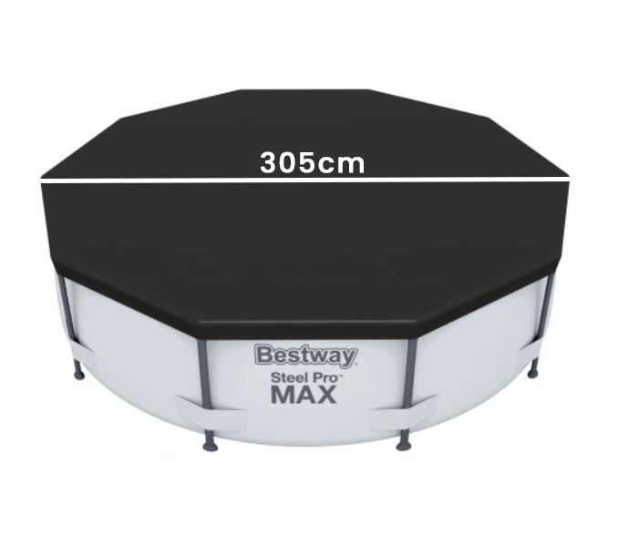 Bestway zwembad afdekzeil 305 cm – Zwart – Zwembad cover