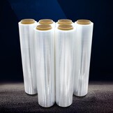 Handrollen rekwikkelfolie - transparant - 20 micron x 500mm x 300m