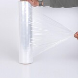 Handrollen rekwikkelfolie - transparant - 20 micron x 500mm x 300m