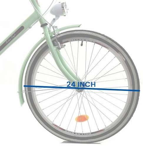 Vouwfiets - 24 inch - 6 versnellingen - mintgroen