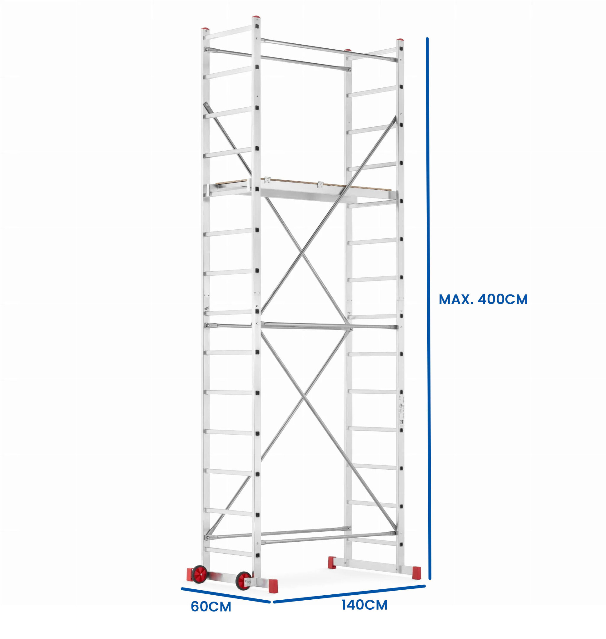 Rolsteiger - 5m werkhoogte - opvouwbaar - stabiel