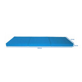 Logeermatras extra dik - blauw - camping matras - reismatras - opvouwbaar matras - 195 x 70 x 15