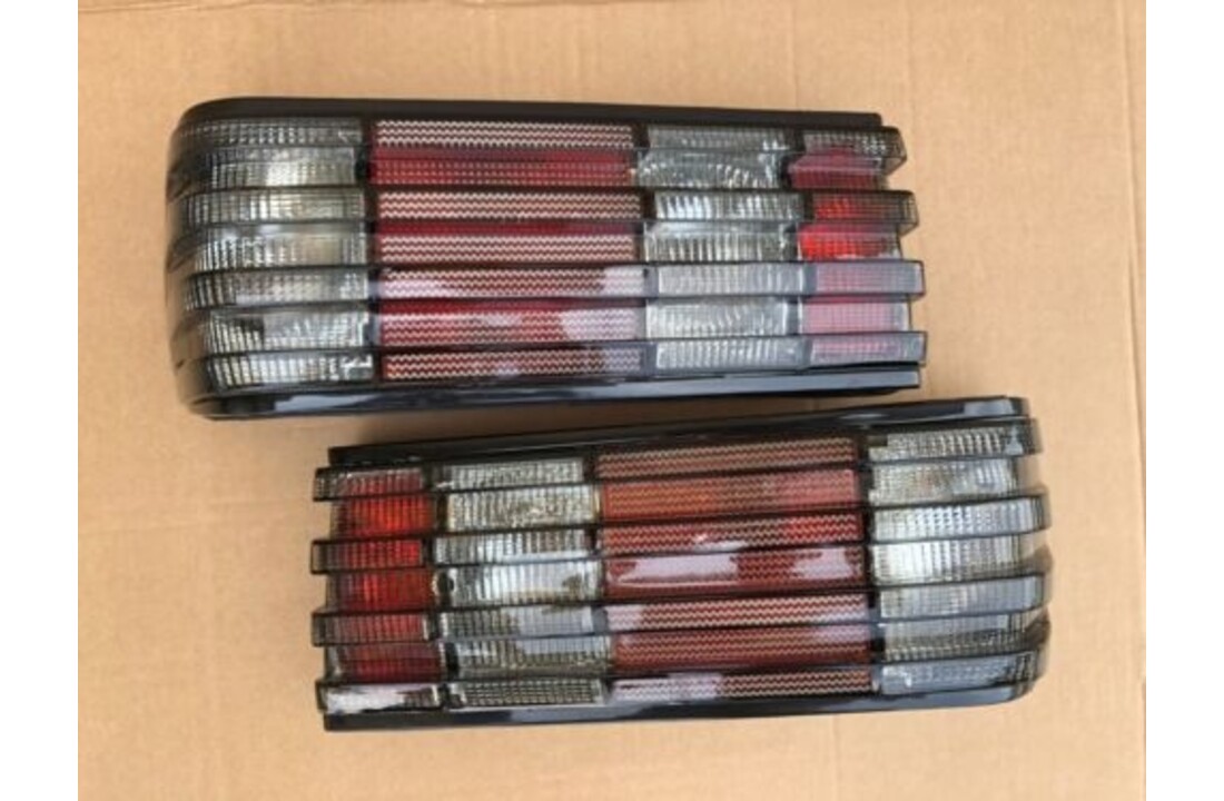 Achterlichten geschikt voor Mercedes S-Klasse W126 82-93 - rood smoke