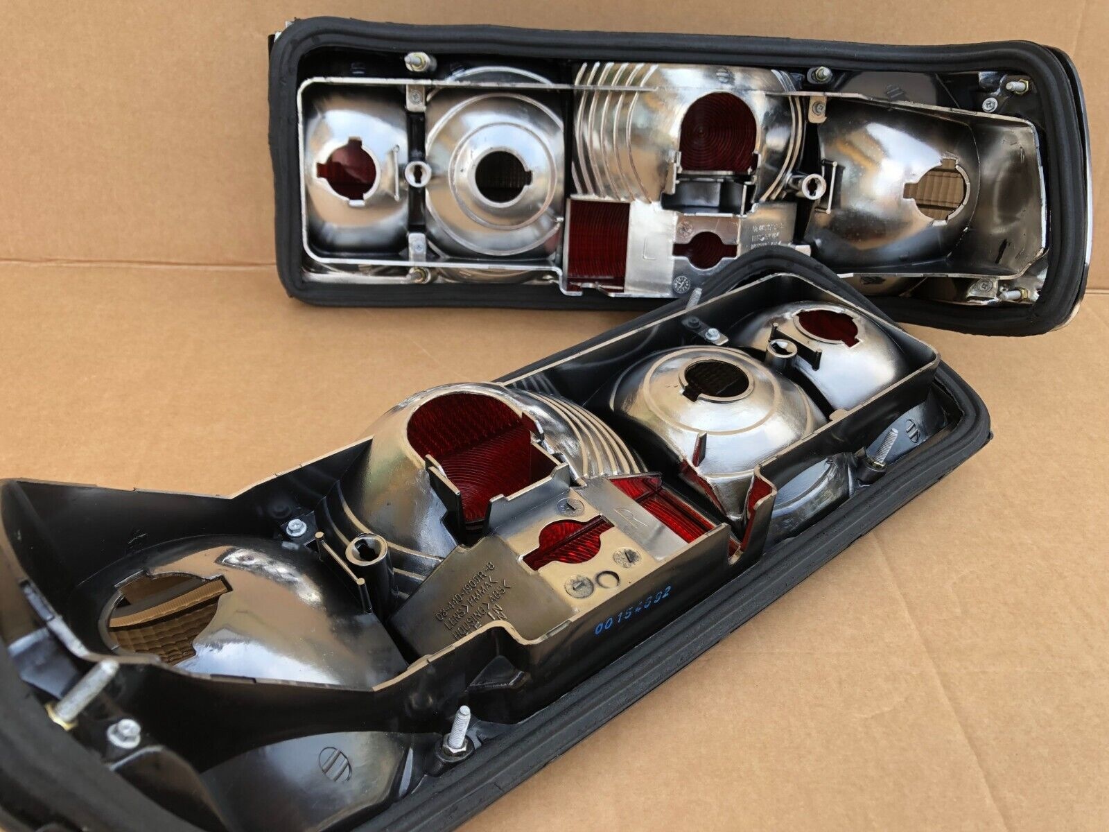 Achterlichten geschikt voor Mercedes S-Klasse W126 82-93 - rood smoke