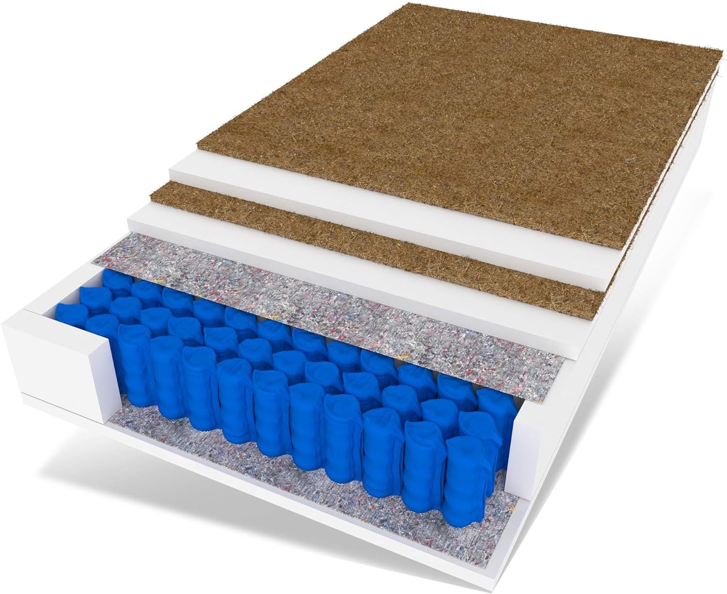 7 Zone Pocketvering Matras 160x200 x 18 cm