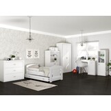 Kinder dressoir -100x89x40 cm - wit - 3 laden