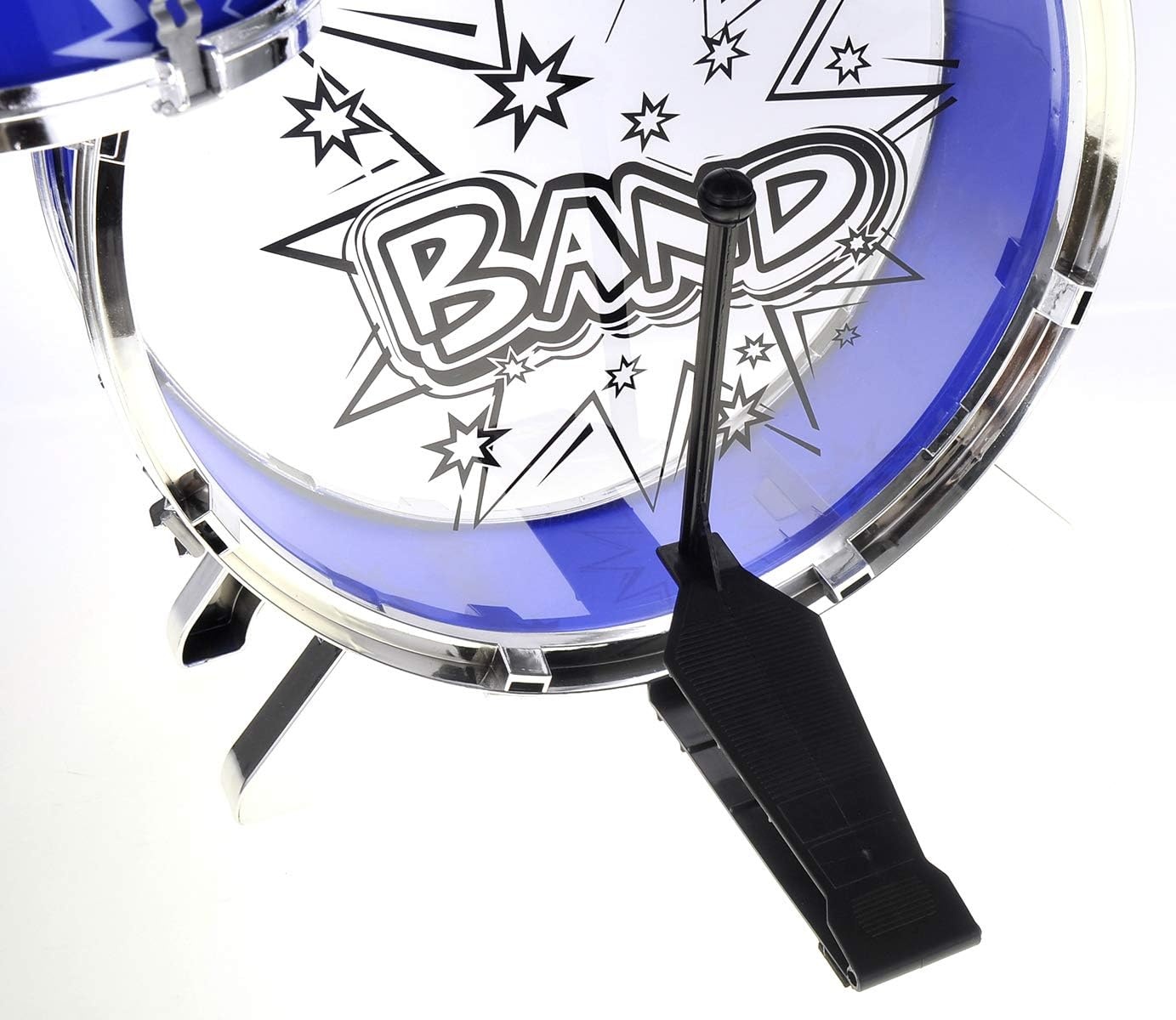 Peuter drumset - 6 Drums - blauw - kinderdrumstel