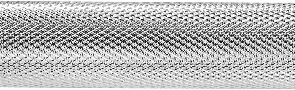 Halterstang voor gewichten - recht - 165 cm breed - met schroefklemmen - 25 mm diameter