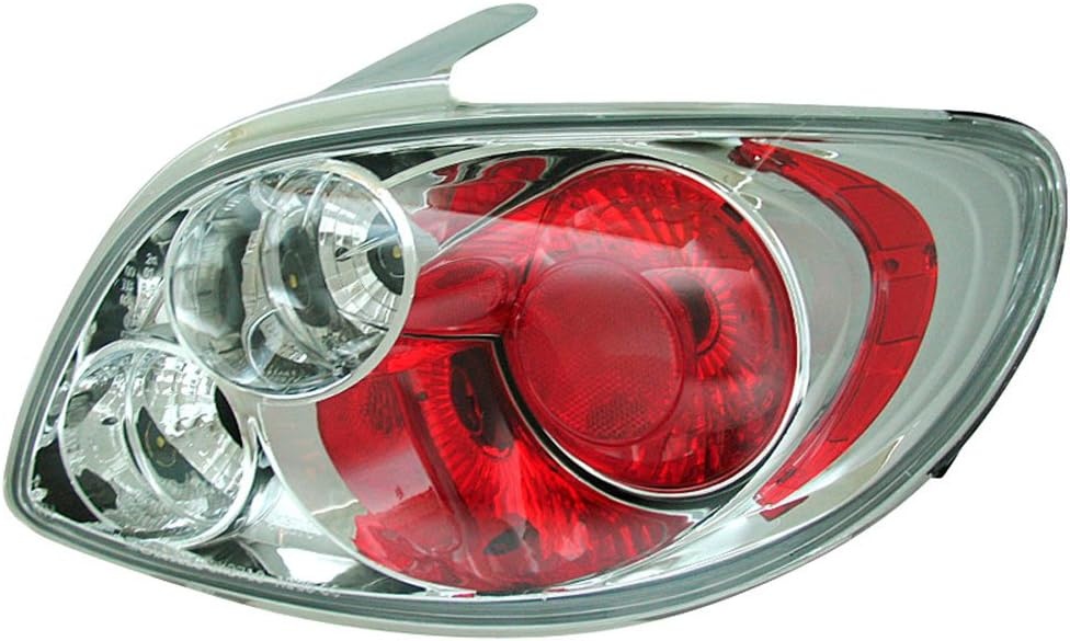 Achterlichten geschikt voor PEUGEOT 206 hatchback - chroom