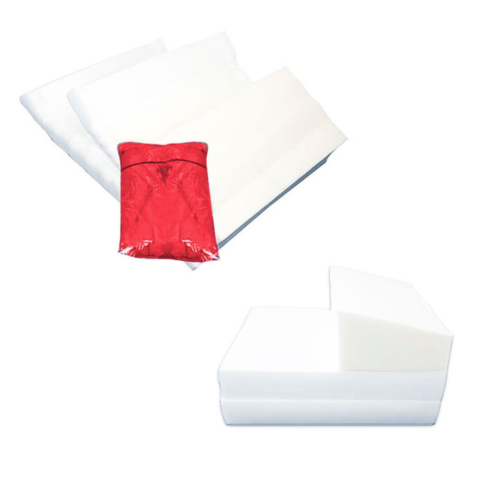 Luxe logeermatras - rood - camping matras - reismatras - opvouwbaar matras - 200 x 70 x 15 - met zwarte kussens
