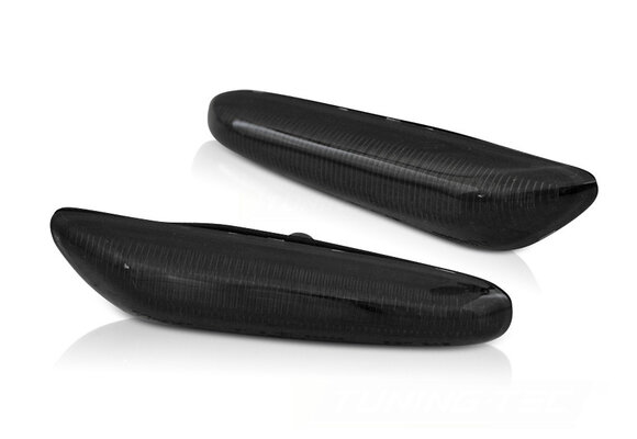 Zijkant knipperlichten geschikt voor BMW E46 / E60 / E87 / E84 / E90 - LED - smoke