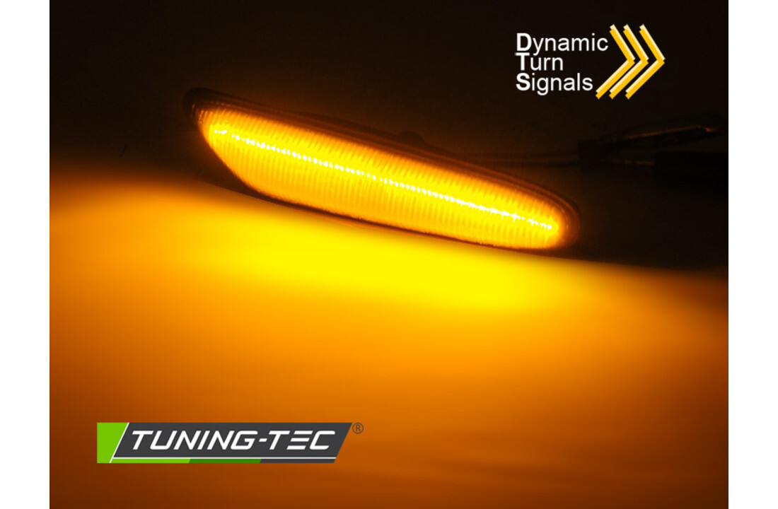 Zijkant knipperlichten geschikt voor BMW E46 / E60 / E87 / E84 / E90 - LED - smoke