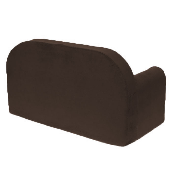 Luxe kinderstoel - kinderfauteuil - sofa - 60 x 45 - bruin - graafmachine