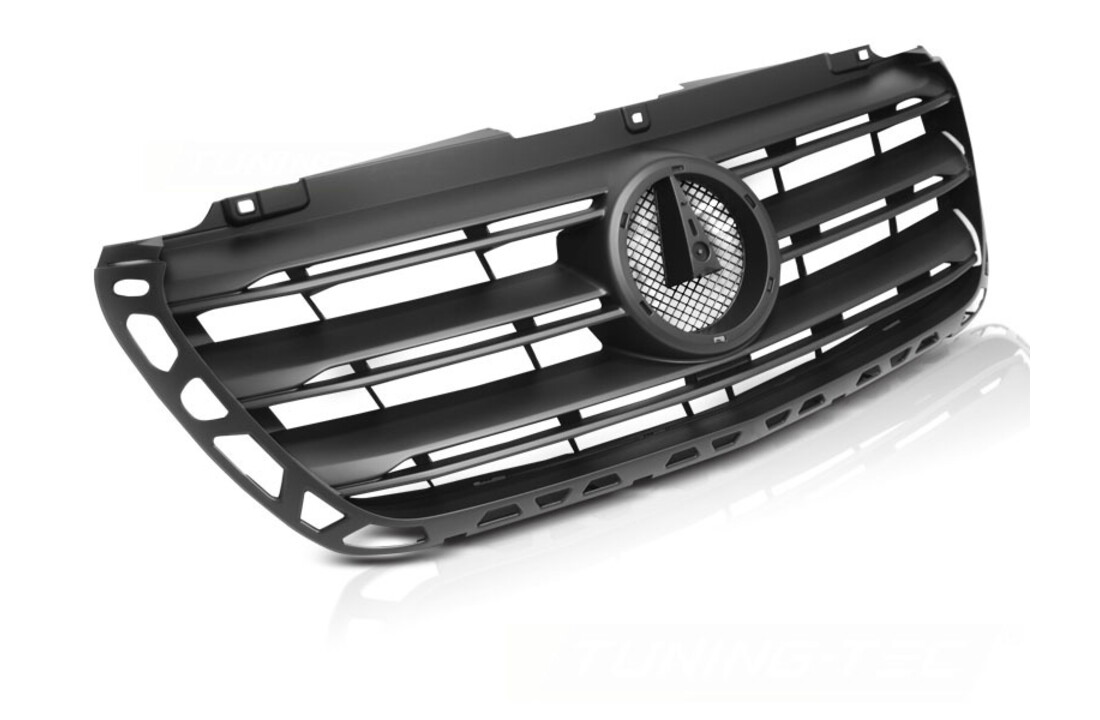 Grille geschikt voor Mercedes Sprinter W907 18- sport - mat zwart