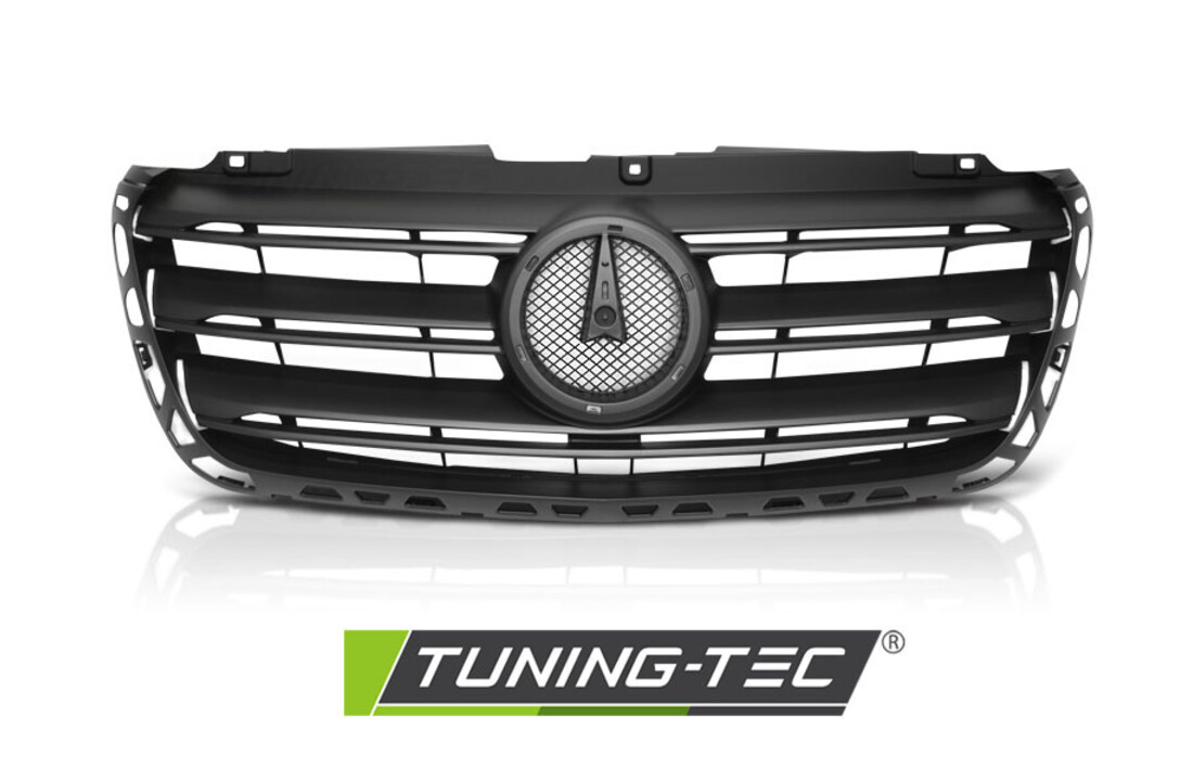 Grille geschikt voor Mercedes Sprinter W907 18- sport - mat zwart