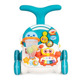 Loopwagen - baby walker - 2in1 met activiteitentafel - blauw