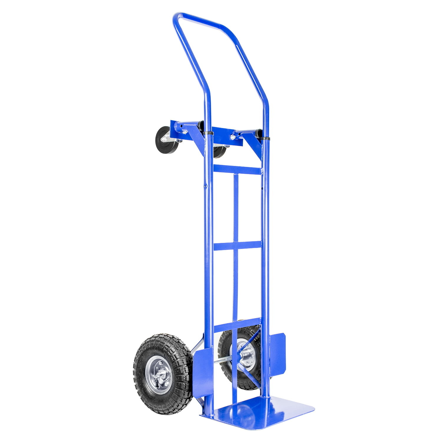 Steekwagen - transportwagen - opvouwbaar - tot 250 kg - blauw