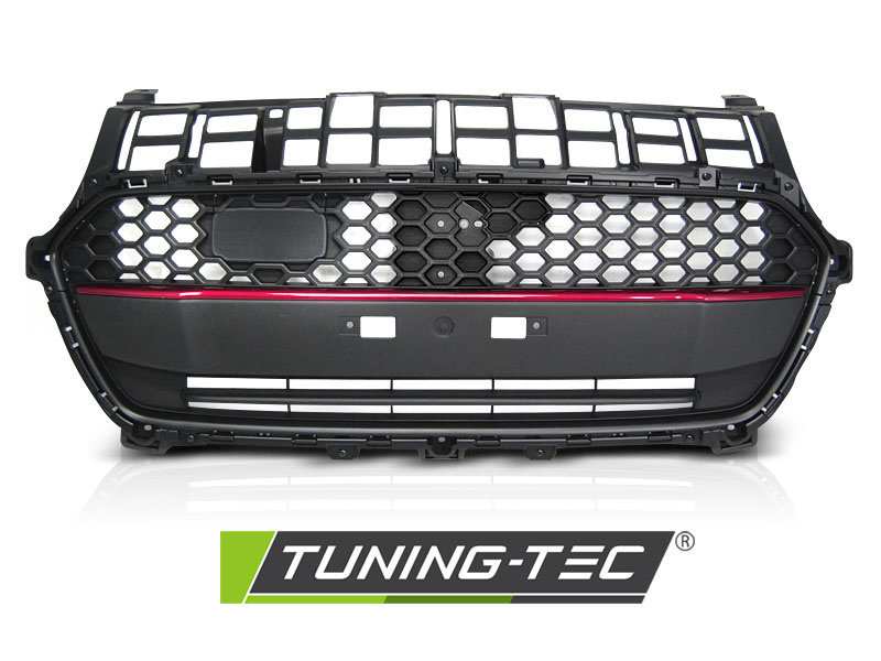 Grill Suzuki Swift VI - vanaf 2017 - zwart rood - sport style