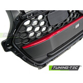 Grill Suzuki Swift VI - vanaf 2017 - zwart rood - sport style