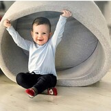 Ballenbak - 200 ballen - 90 x 30 cm - ballenbad - rond donker grijs