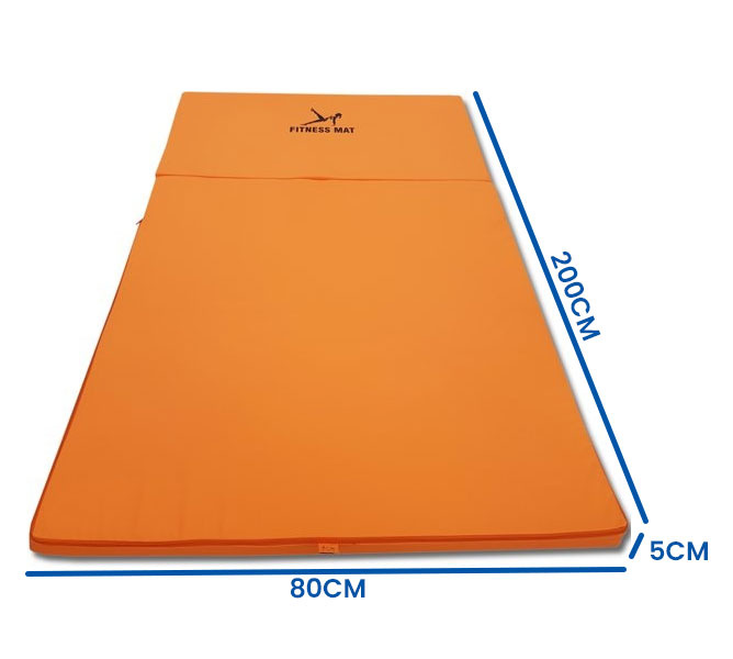 Fitness matras opvouwbaar 80x200x5 waterdicht