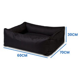 Hondenmand - hondenbed - 60x70cm - zwart