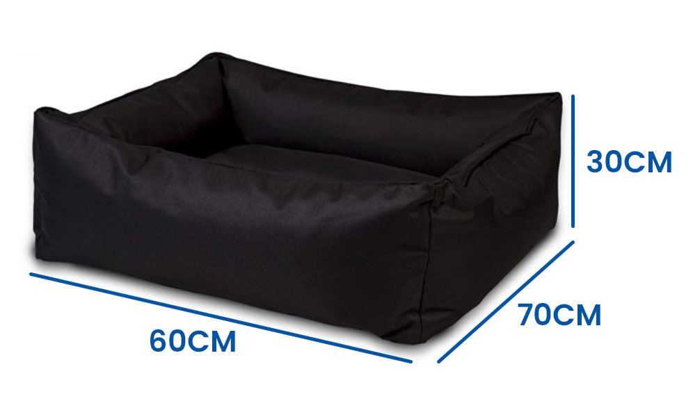 Hondenmand - hondenbed - 60x70cm - zwart