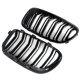 Grill geschikt voor BMW F30 / F31 10 11-18 M3 LOOK GLANZEND ZWART