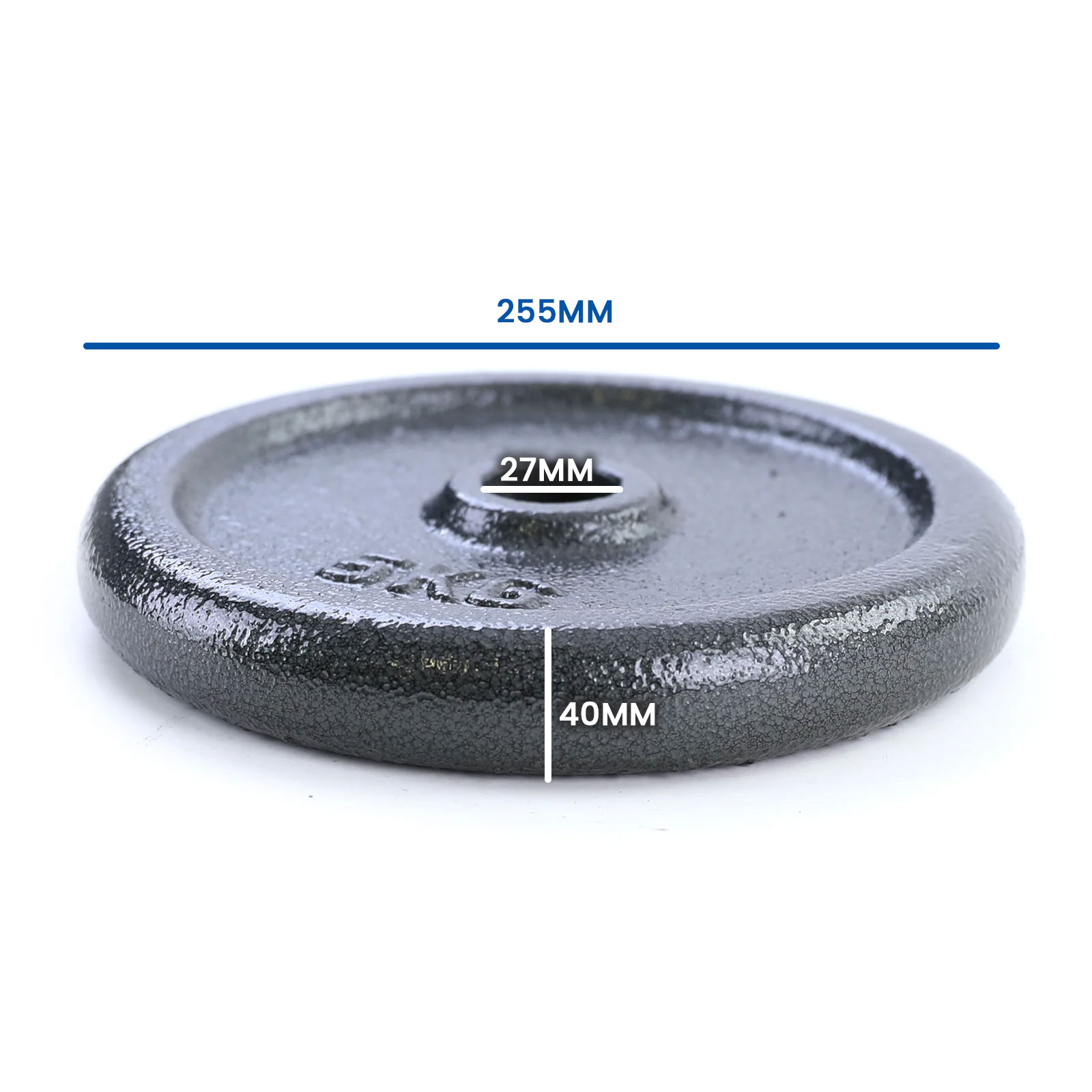 Halterschijven set gietijzer 20 kg - 2x 10 kg - 26 mm